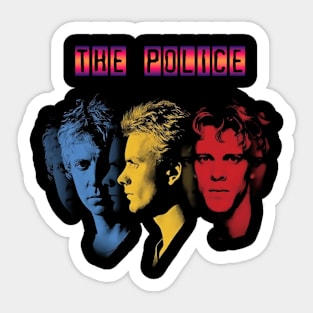 the police art visual Sticker